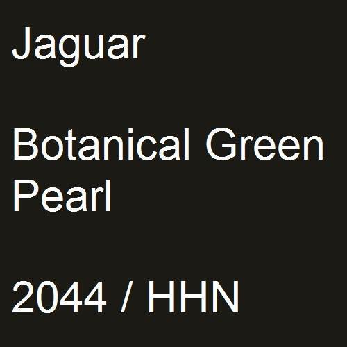 Jaguar, Botanical Green Pearl, 2044 / HHN.